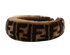 Fendi Zucca FF Headband, &pound;210, Accessories, Brown, Shearling, Other view